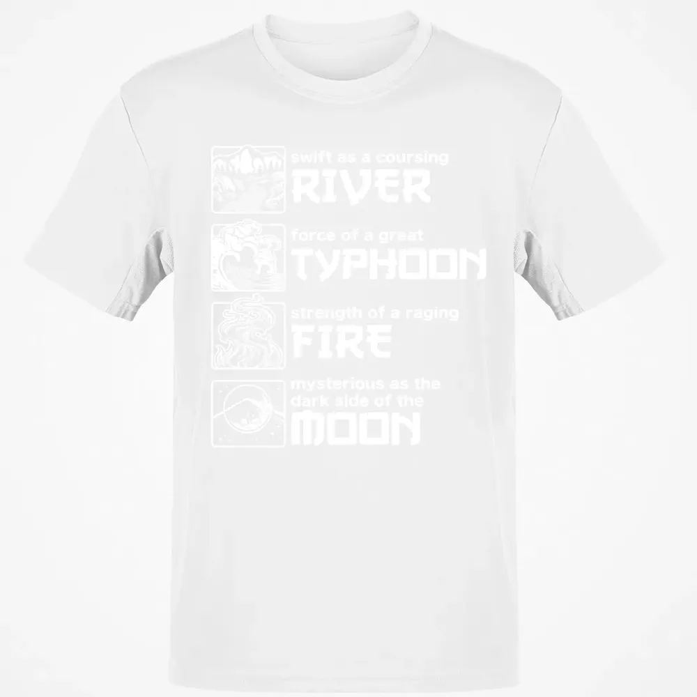 River Typhoon Fire Moon Classic Unisex T-Shirt - 13