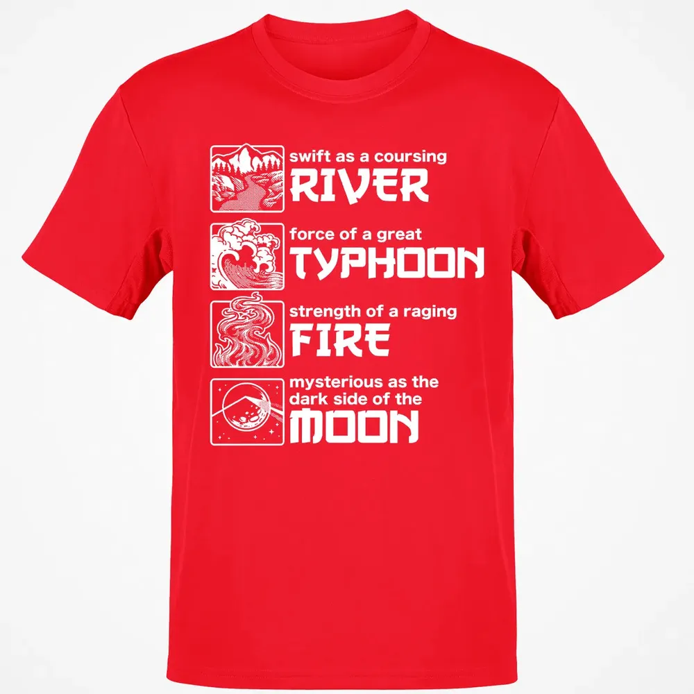 River Typhoon Fire Moon Classic Unisex T-Shirt - 11