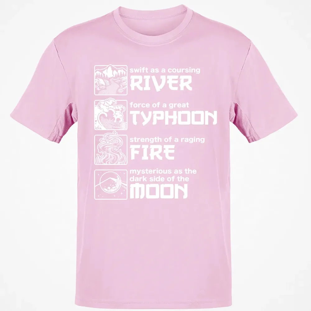 River Typhoon Fire Moon Classic Unisex T-Shirt - 6