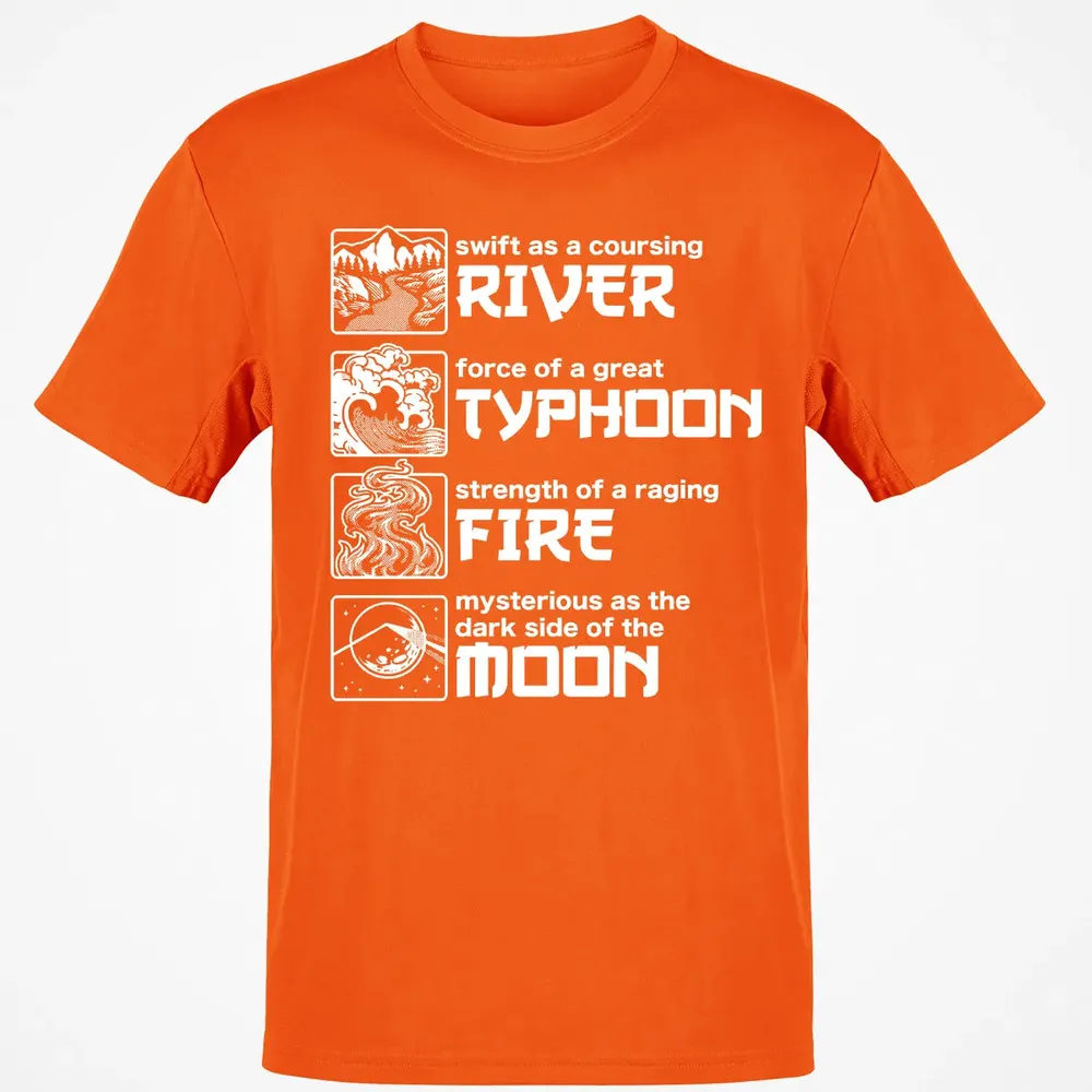 River Typhoon Fire Moon Classic Unisex T-Shirt - 9