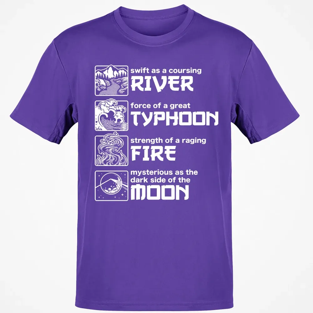 River Typhoon Fire Moon Classic Unisex T-Shirt - 10