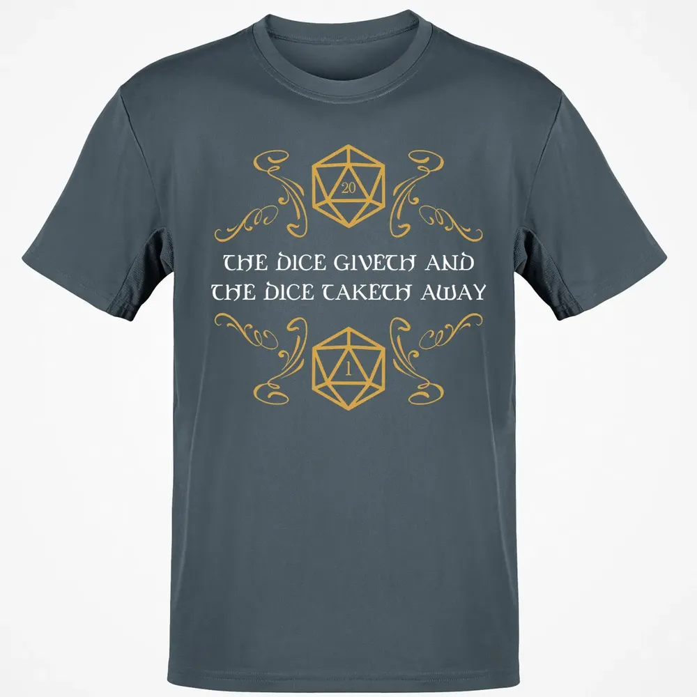 The Dice Giveth and Taketh Away Natural 20 and Critical Fail Classic Unisex T-Shirt - 4