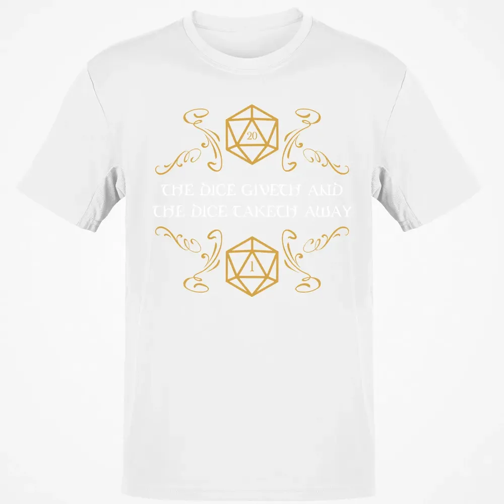 The Dice Giveth and Taketh Away Natural 20 and Critical Fail Classic Unisex T-Shirt - 13