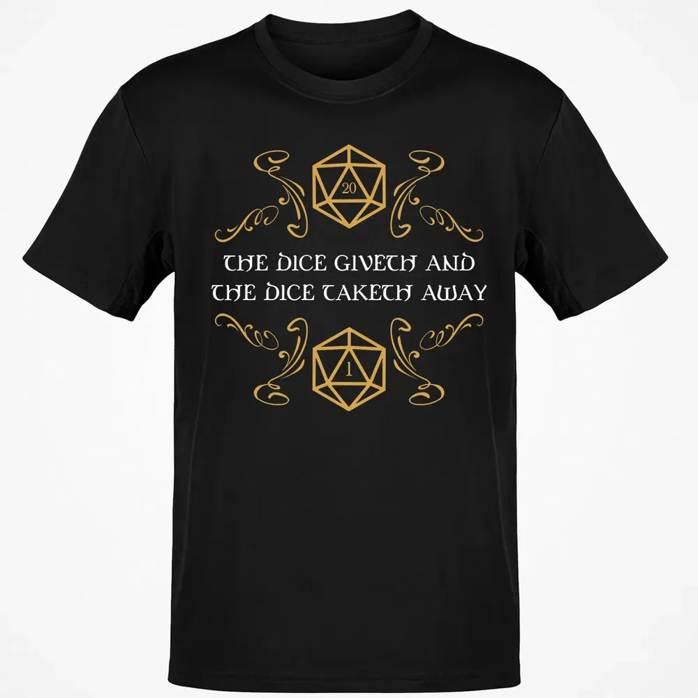 The Dice Giveth and Taketh Away Natural 20 and Critical Fail Classic Unisex T-Shirt - 2