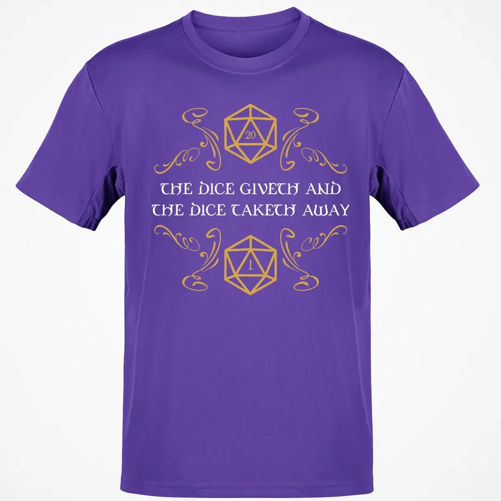 The Dice Giveth and Taketh Away Natural 20 and Critical Fail Classic Unisex T-Shirt - 10