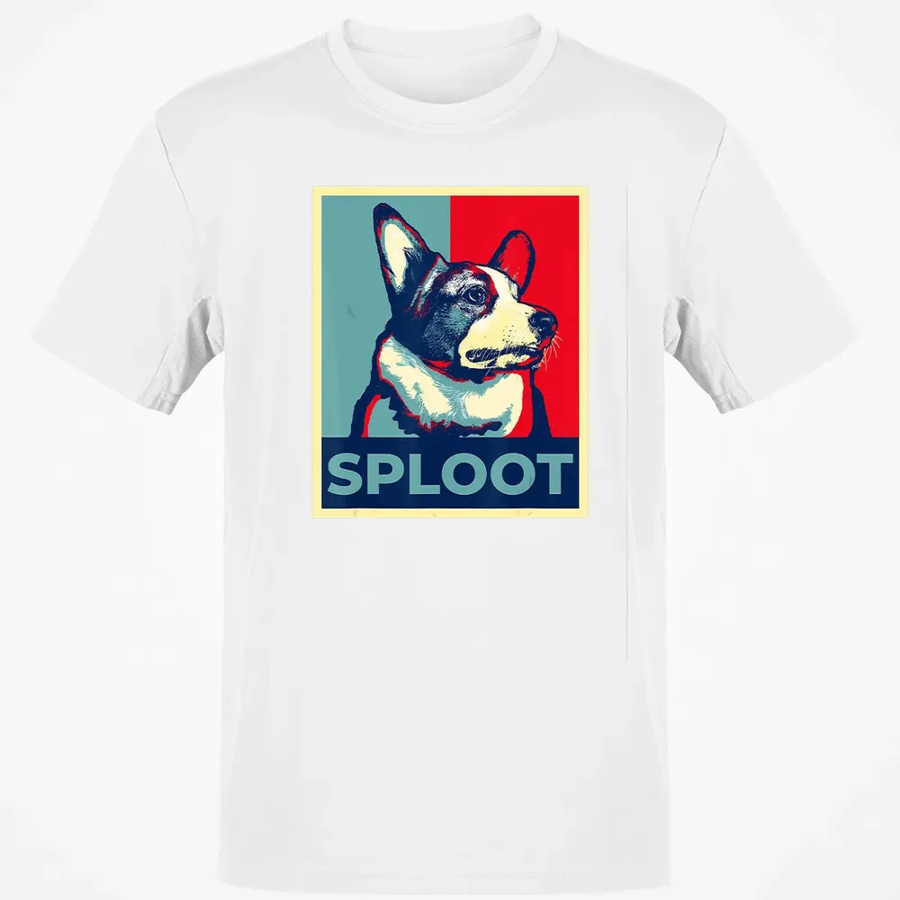 Funny Corgi Meme Election 2020 Obama Hope Campaign Poster Classic Unisex T-Shirt - 13