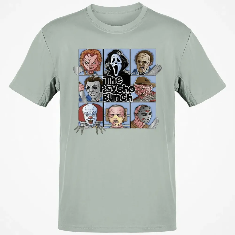 Spooky The Psycho Bunch Serial Killer Halloween Horror Gift Classic Unisex T-Shirt - 3