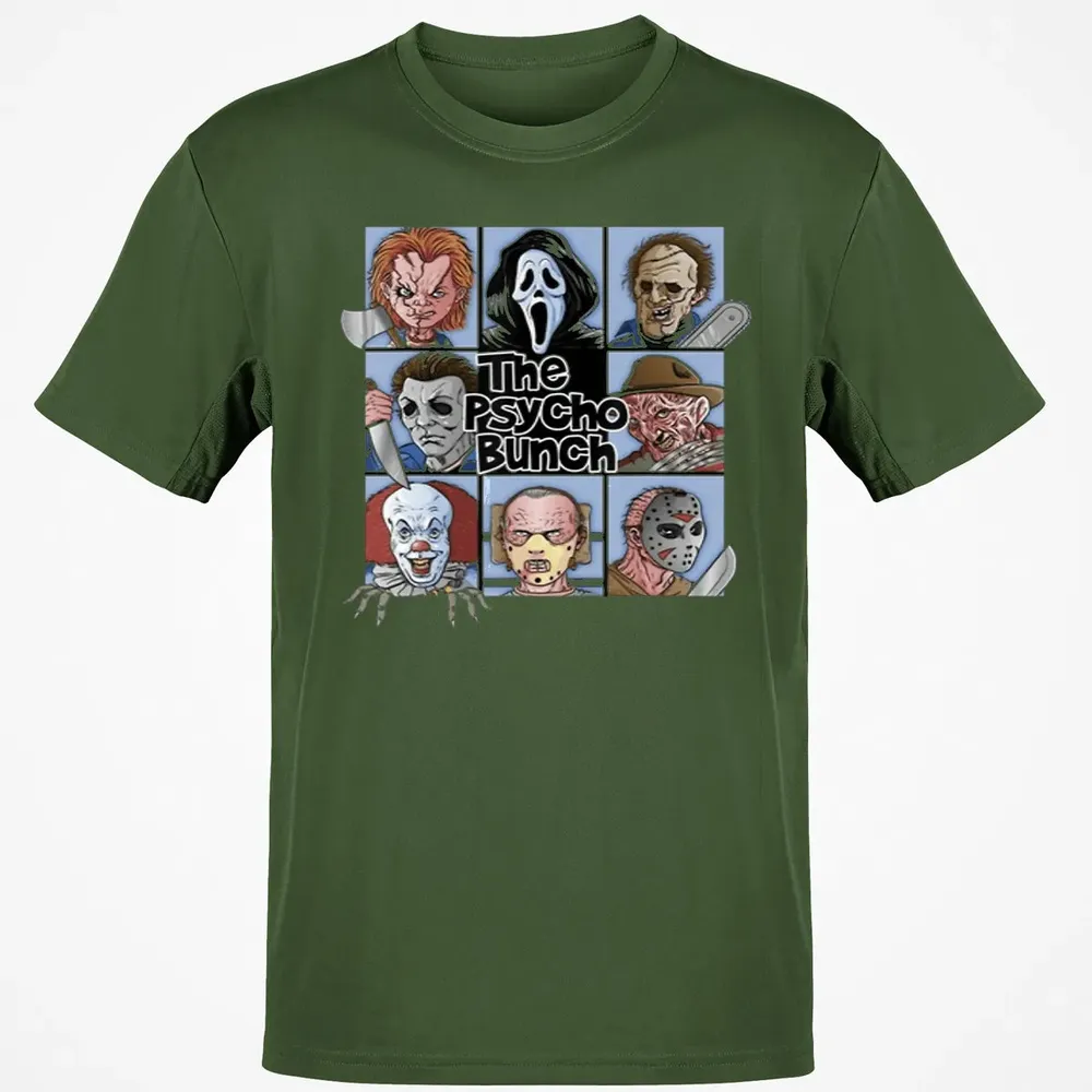 Spooky The Psycho Bunch Serial Killer Halloween Horror Gift Classic Unisex T-Shirt - 7