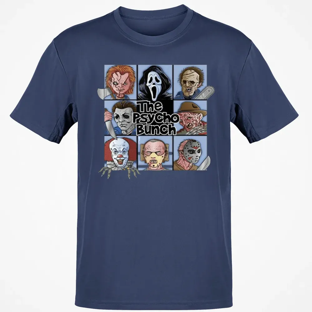Spooky The Psycho Bunch Serial Killer Halloween Horror Gift Classic Unisex T-Shirt - 8