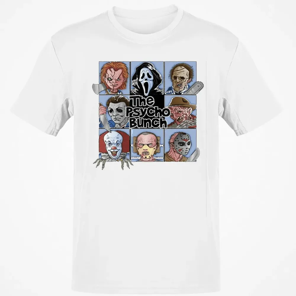 Spooky The Psycho Bunch Serial Killer Halloween Horror Gift Classic Unisex T-Shirt - 13