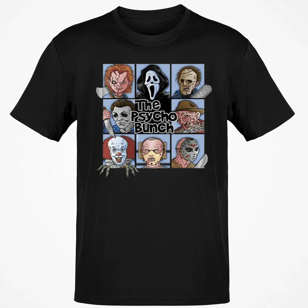 Spooky The Psycho Bunch Serial Killer Halloween Horror Gift Classic Unisex T-Shirt - 2