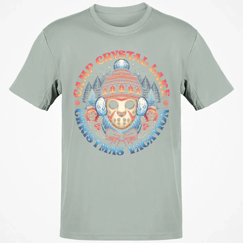 Camp Crystal Lake Christmas Vacation Classic Unisex T-Shirt - 3