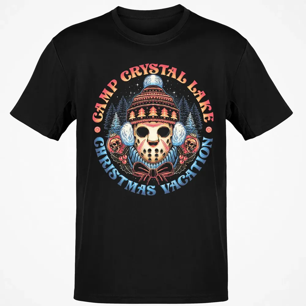 Camp Crystal Lake Christmas Vacation Classic Unisex T-Shirt - 2