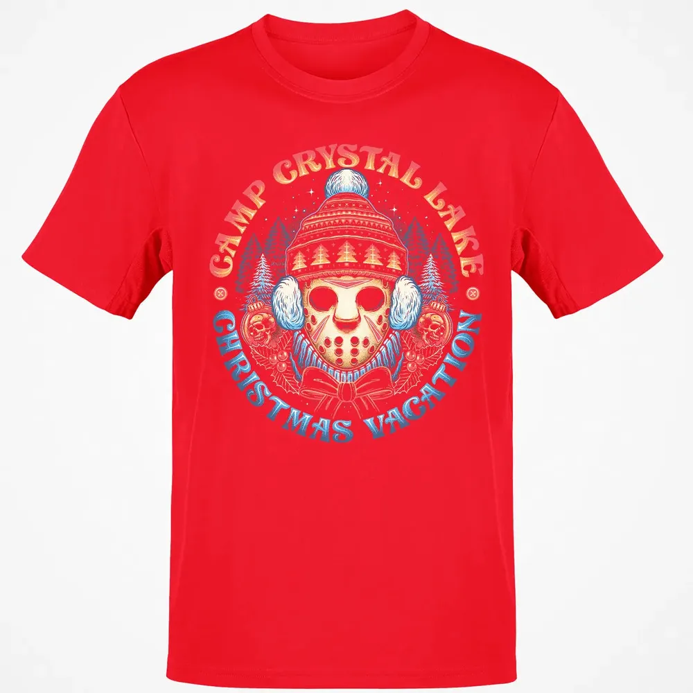 Camp Crystal Lake Christmas Vacation Classic Unisex T-Shirt - 11