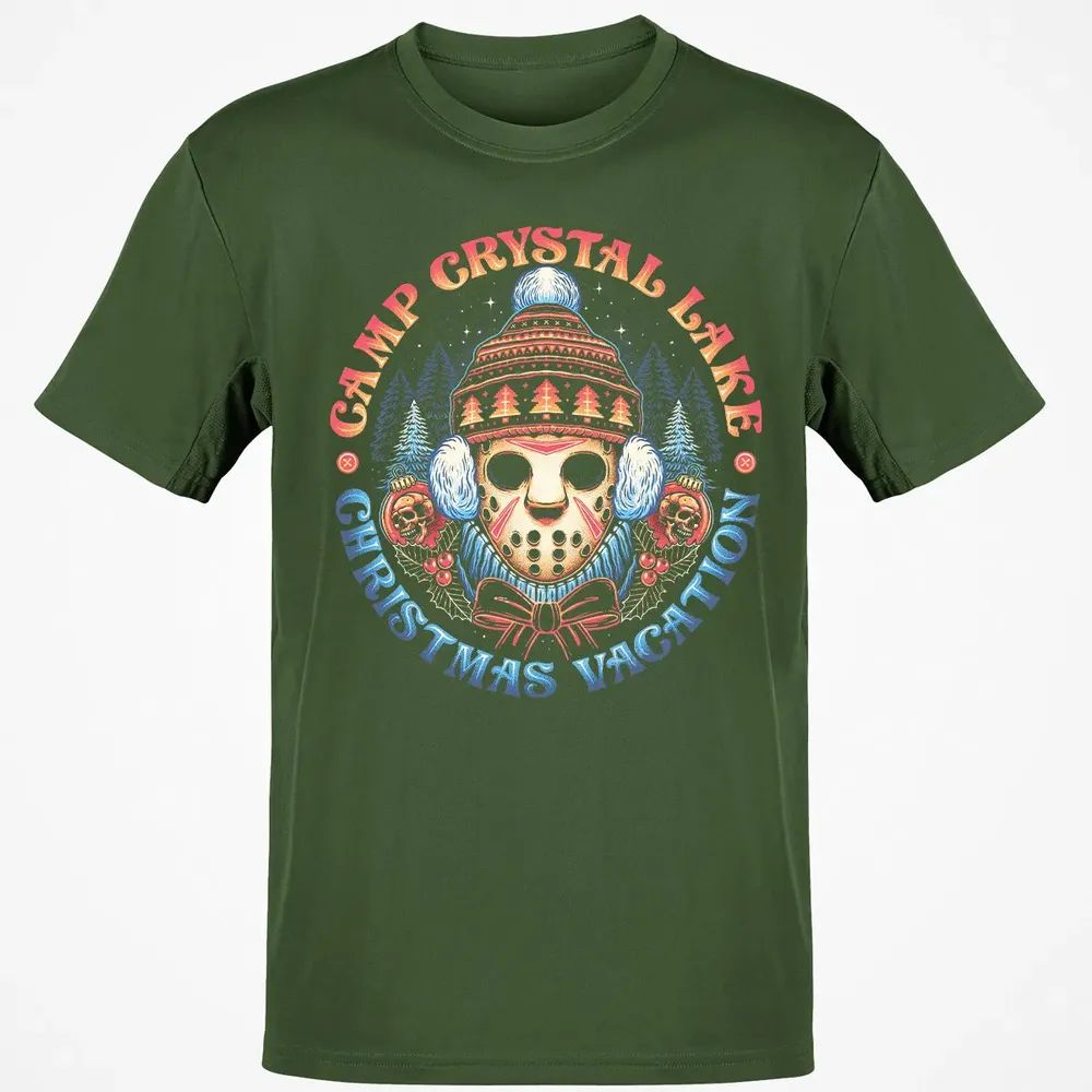 Camp Crystal Lake Christmas Vacation Classic Unisex T-Shirt - 7
