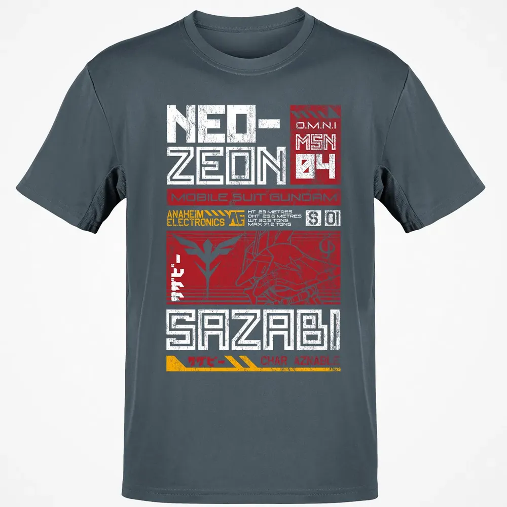 Neo Zeon - Mobile Suit Sazabi Classic Unisex T-Shirt - 4