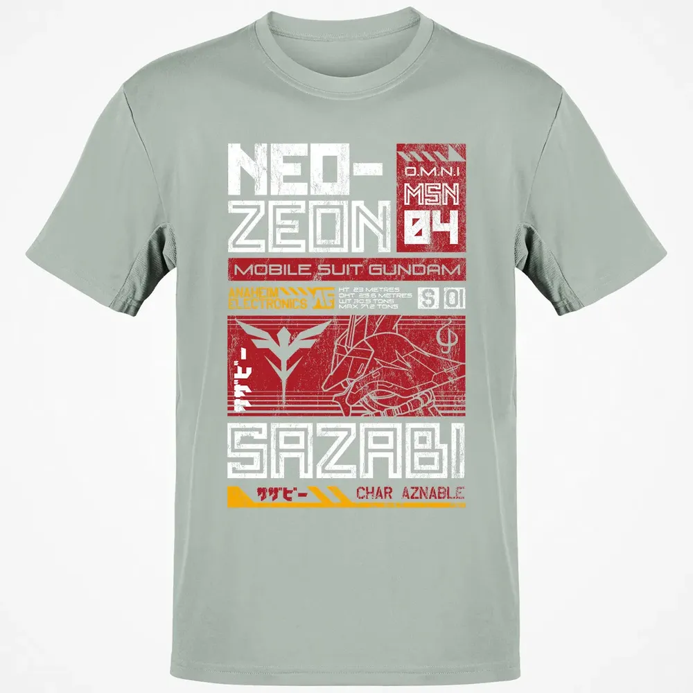 Neo Zeon - Mobile Suit Sazabi Classic Unisex T-Shirt - 3