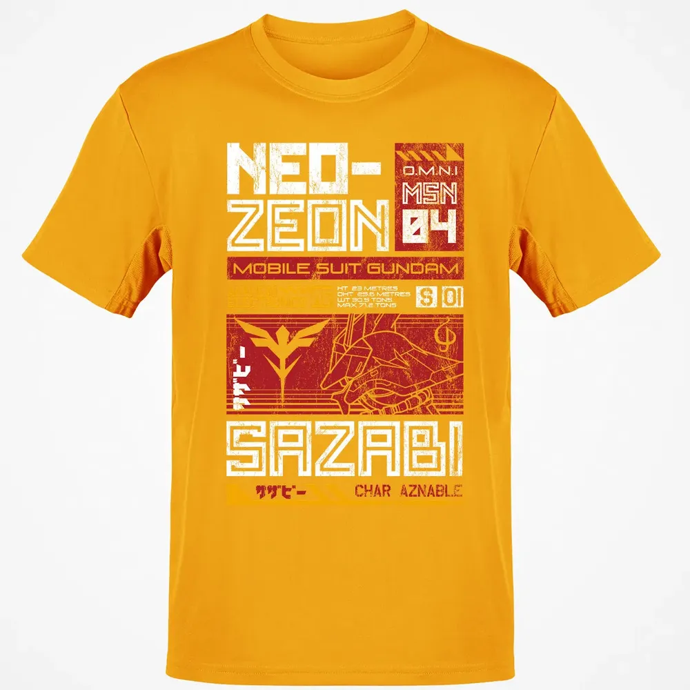 Neo Zeon - Mobile Suit Sazabi Classic Unisex T-Shirt - 5