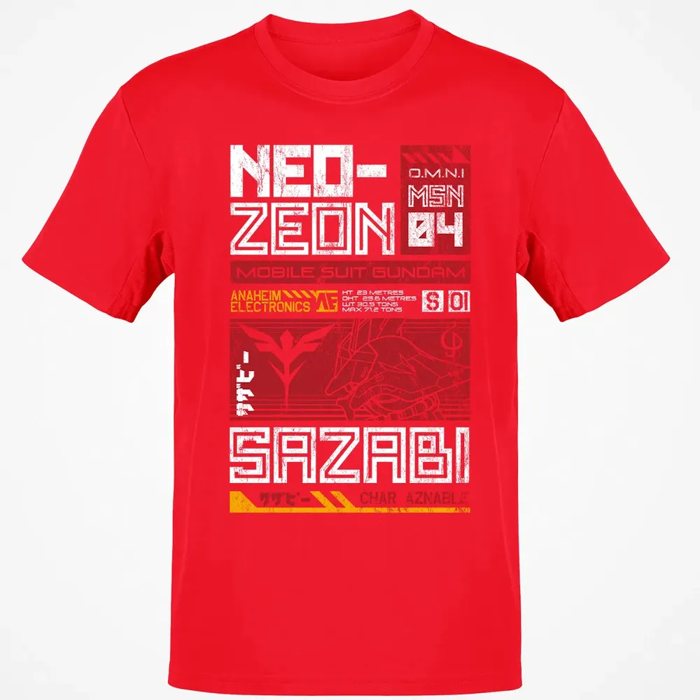 Neo Zeon - Mobile Suit Sazabi Classic Unisex T-Shirt - 11