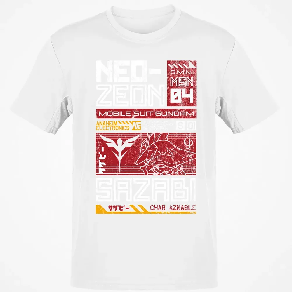 Neo Zeon - Mobile Suit Sazabi Classic Unisex T-Shirt - 13
