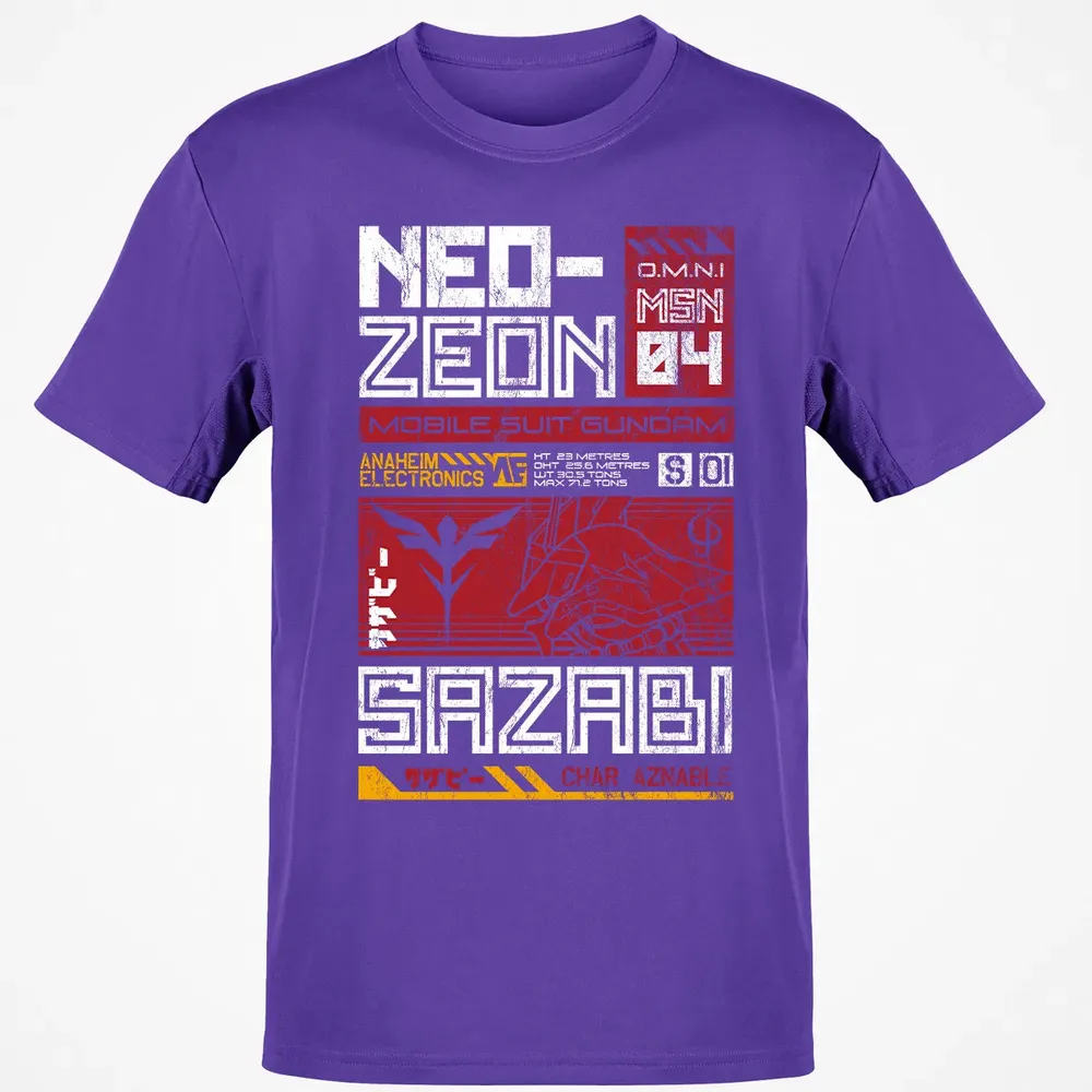 Neo Zeon - Mobile Suit Sazabi Classic Unisex T-Shirt - 10