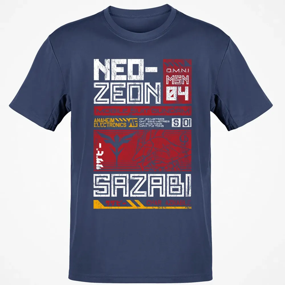 Neo Zeon - Mobile Suit Sazabi Classic Unisex T-Shirt - 8