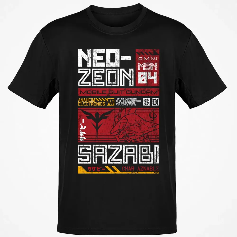 Neo Zeon - Mobile Suit Sazabi Classic Unisex T-Shirt - 2