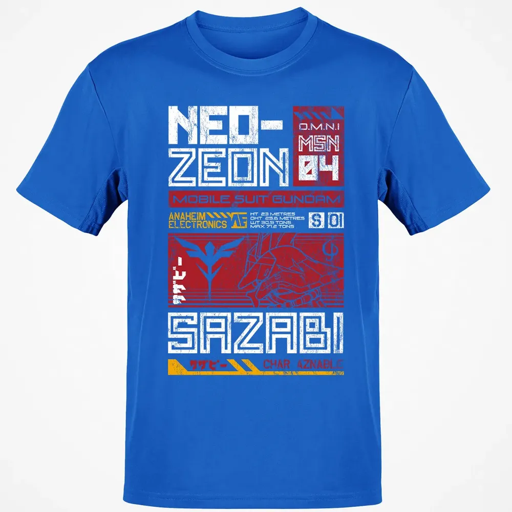 Neo Zeon - Mobile Suit Sazabi Classic Unisex T-Shirt - 12