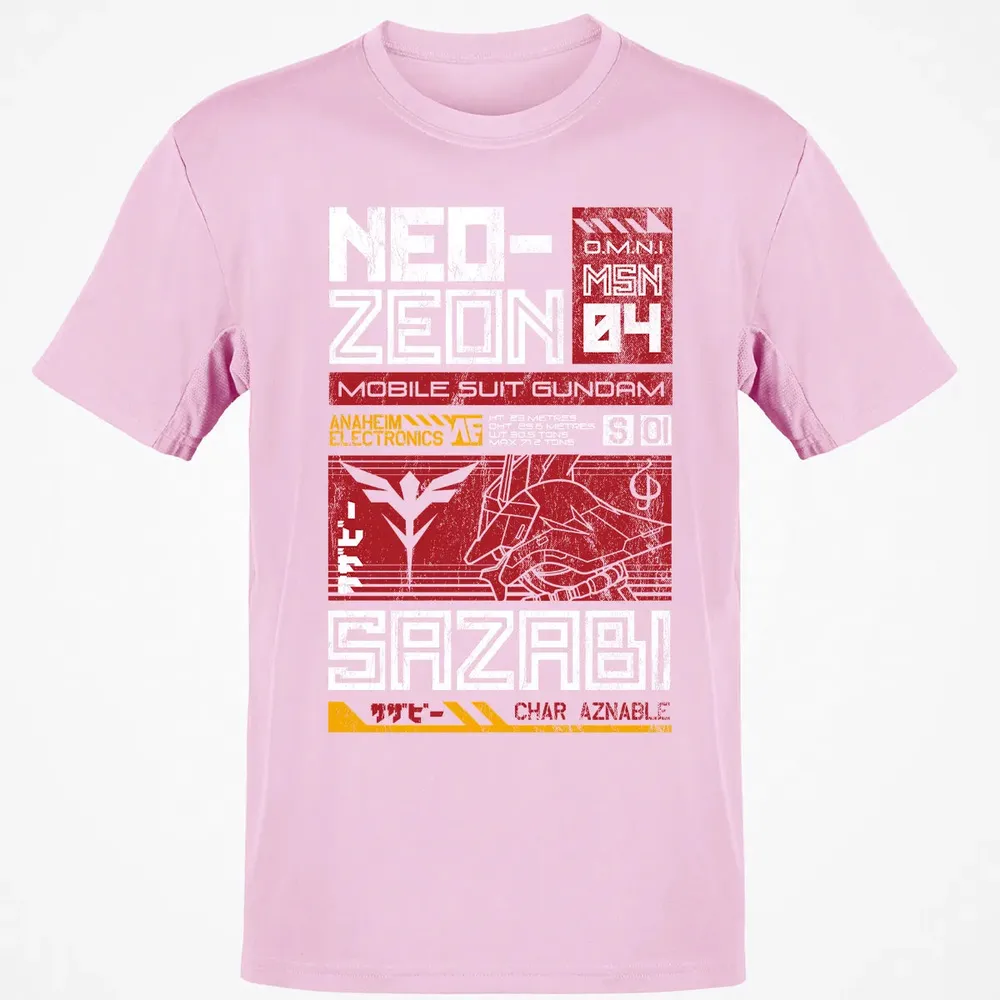 Neo Zeon - Mobile Suit Sazabi Classic Unisex T-Shirt - 6
