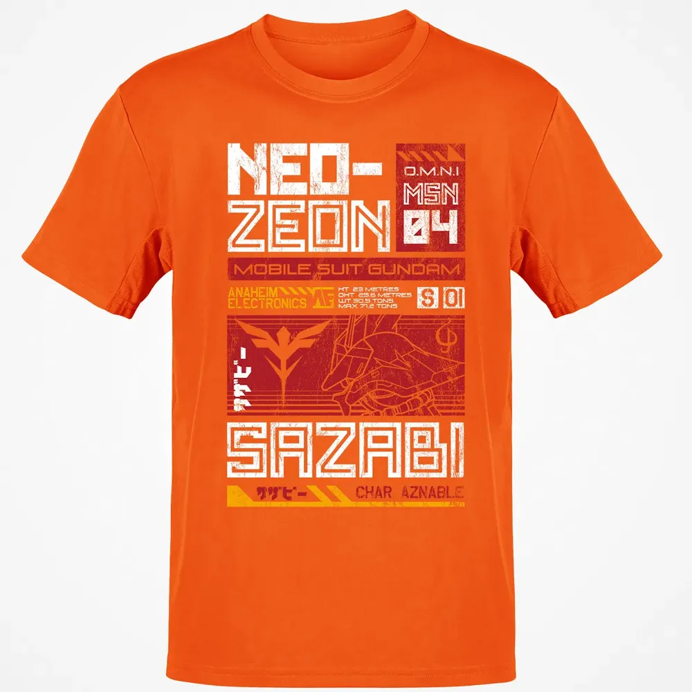 Neo Zeon - Mobile Suit Sazabi Classic Unisex T-Shirt - 9