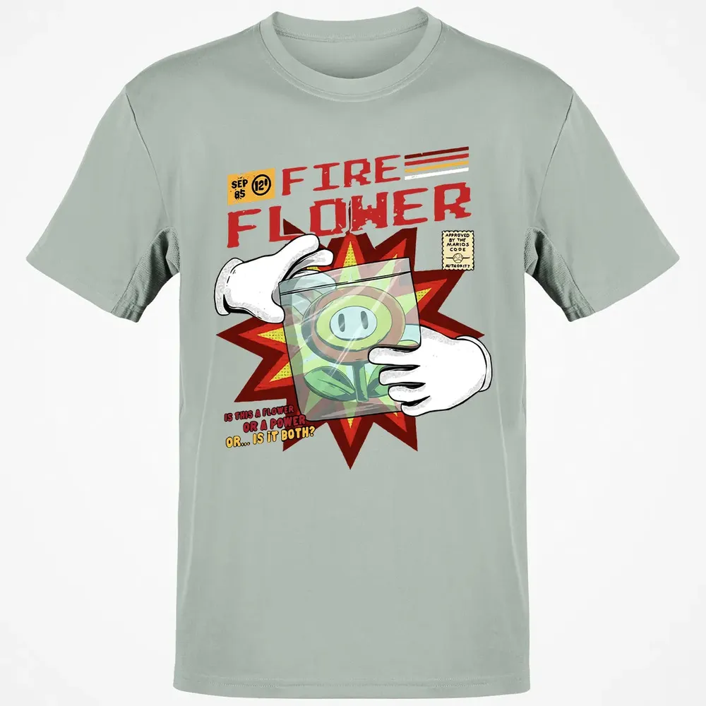 Fire Flower Classic Unisex T-Shirt - 3