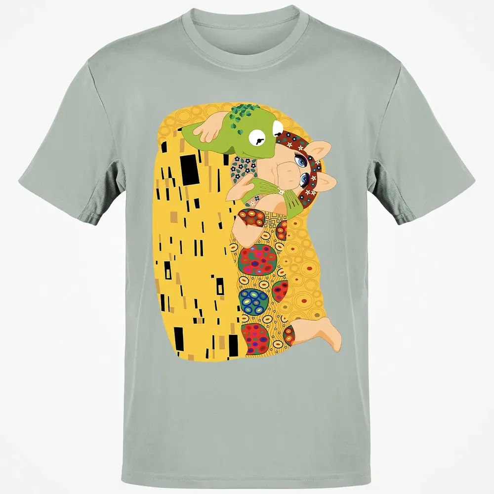 Frog Kiss Piggy Classic Unisex T-Shirt - 3