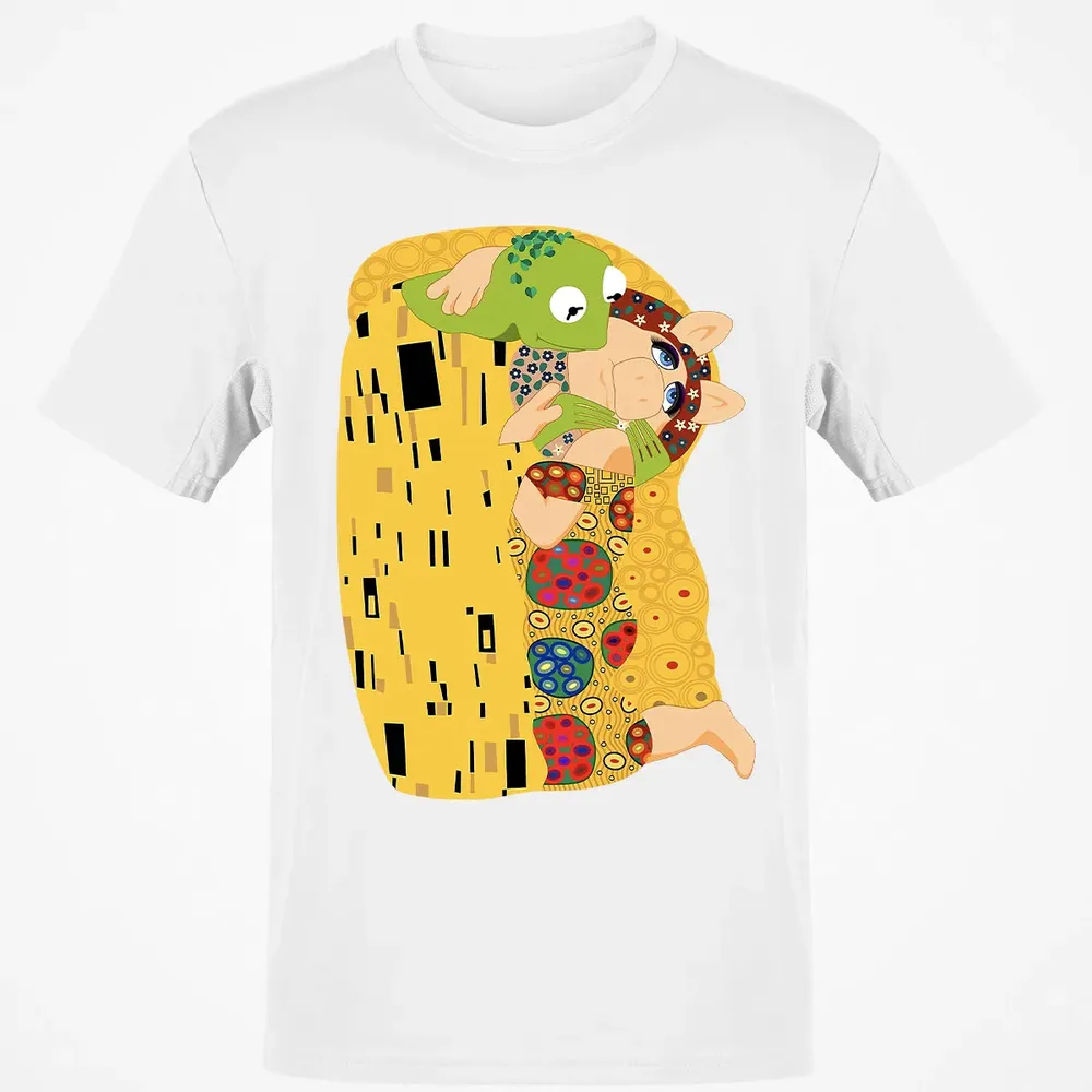Frog Kiss Piggy Classic Unisex T-Shirt - 13