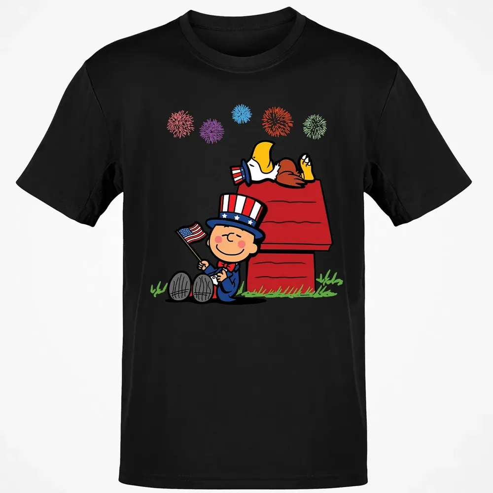 Sleeping Murica Classic Unisex T-Shirt - 2