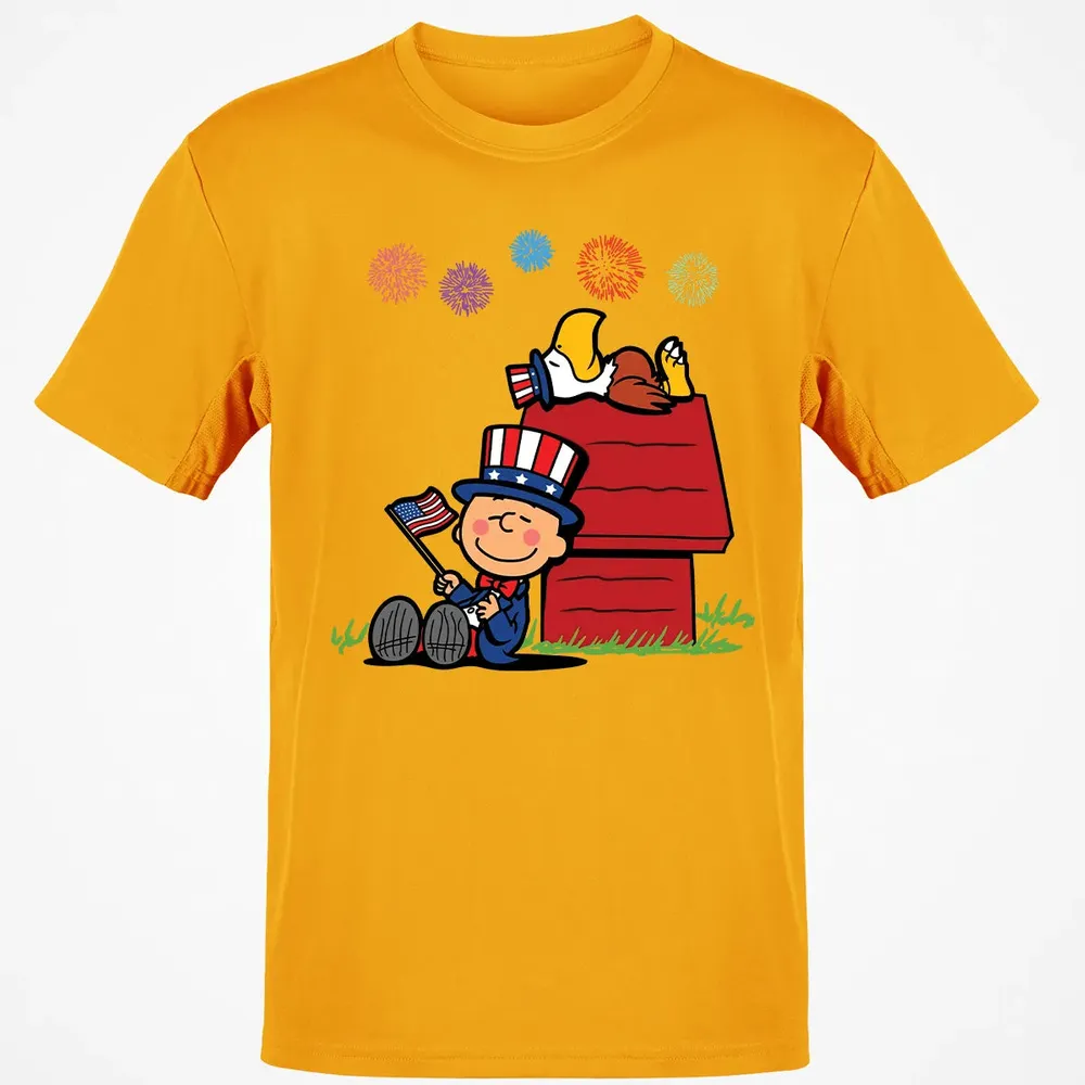 Sleeping Murica Classic Unisex T-Shirt - 5