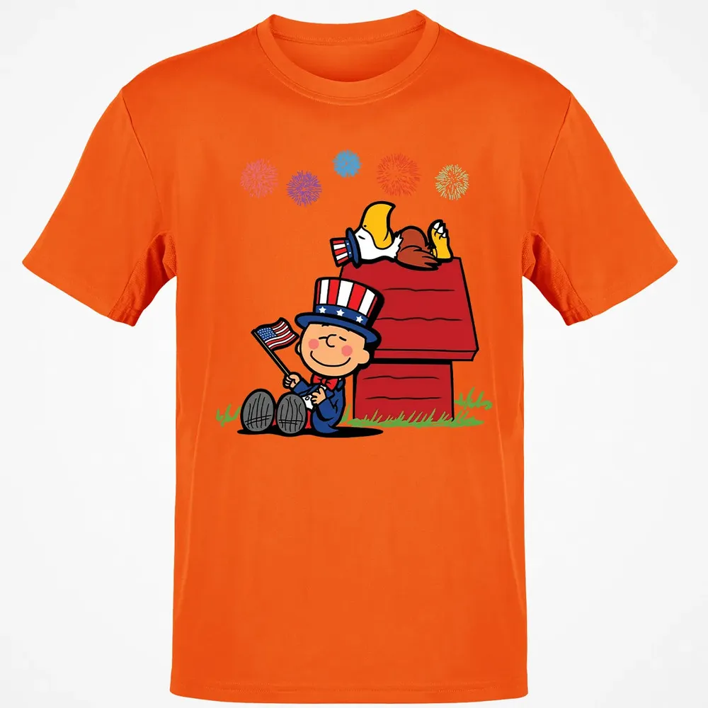 Sleeping Murica Classic Unisex T-Shirt - 9