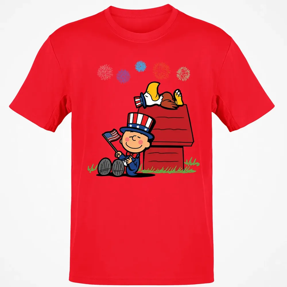Sleeping Murica Classic Unisex T-Shirt - 11