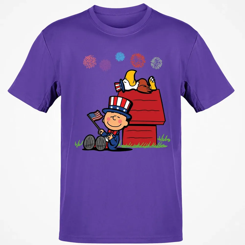 Sleeping Murica Classic Unisex T-Shirt - 10