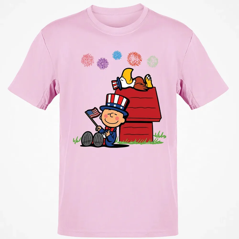 Sleeping Murica Classic Unisex T-Shirt - 6