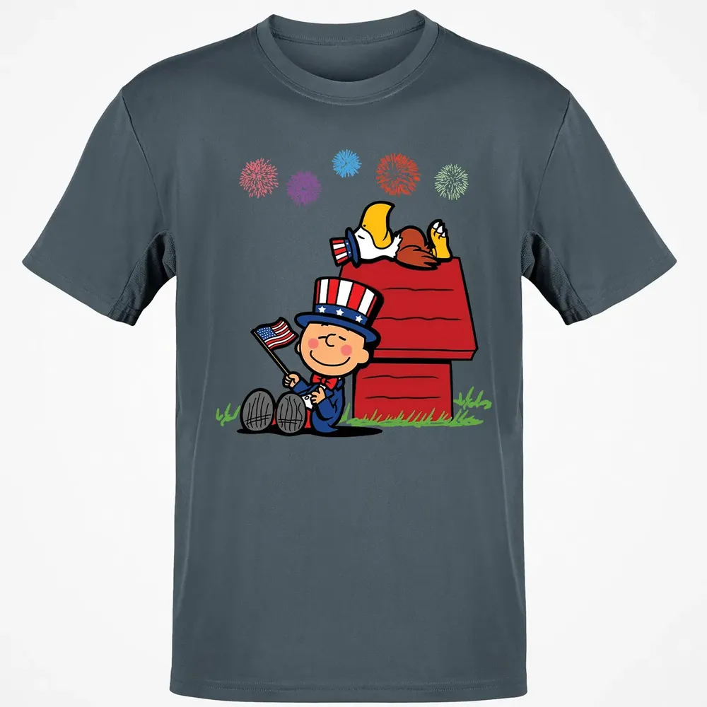Sleeping Murica Classic Unisex T-Shirt - 4