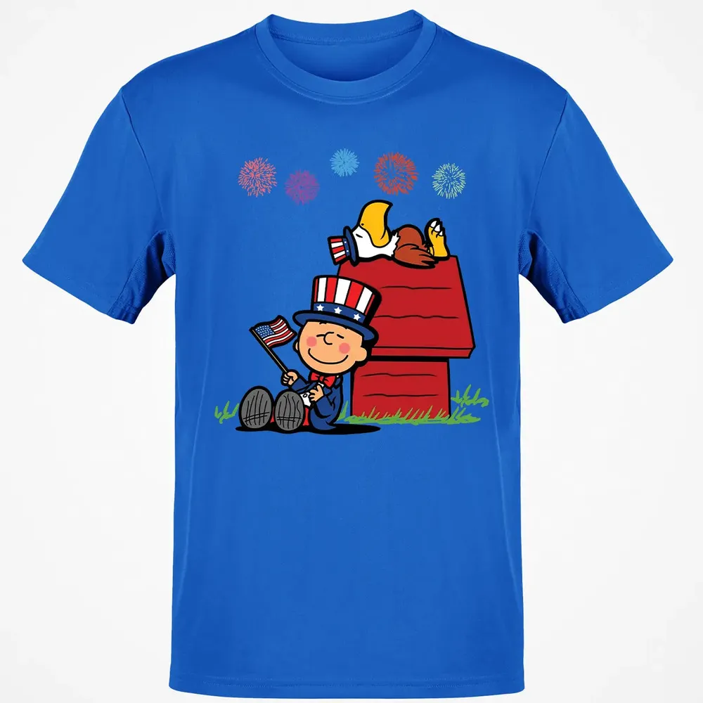 Sleeping Murica Classic Unisex T-Shirt - 12
