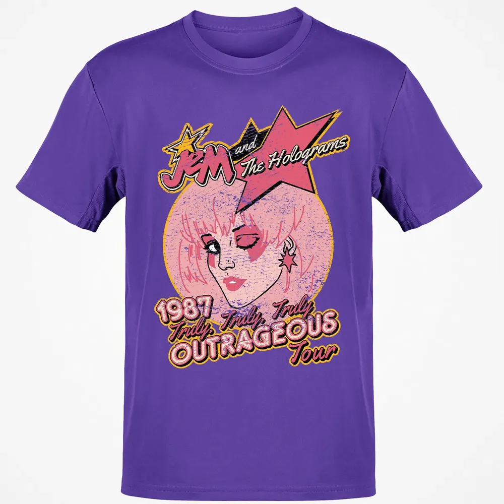 Jem and The Holograms Tour Classic Unisex T-Shirt - 10