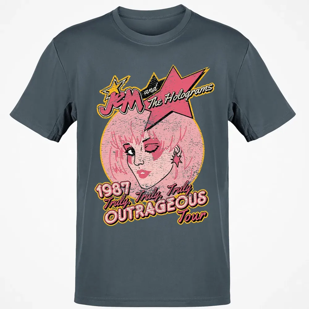 Jem and The Holograms Tour Classic Unisex T-Shirt - 4