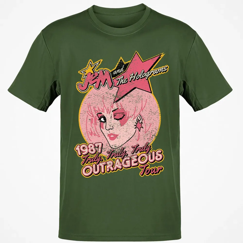 Jem and The Holograms Tour Classic Unisex T-Shirt - 7
