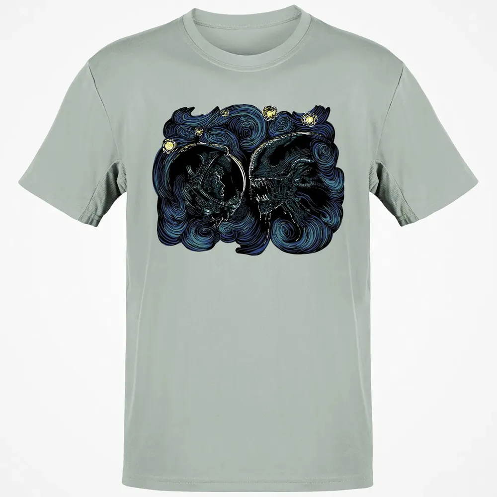 Starry Alien Classic Unisex T-Shirt - 3