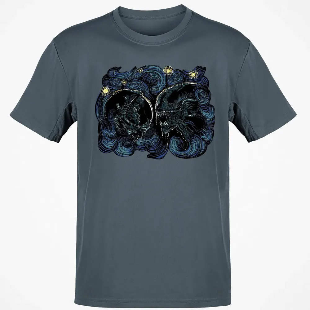 Starry Alien Classic Unisex T-Shirt - 4