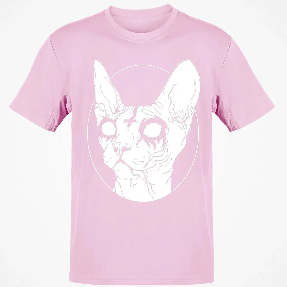Black Metal Sphynx Cat I Goth and Death Metal Classic Unisex T-Shirt - 6