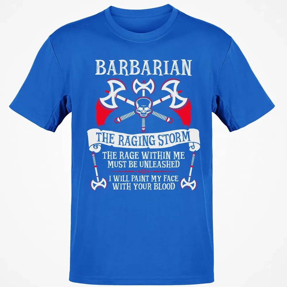 BARBARIAN, THE RAGING STORM  (White) Classic Unisex T-Shirt - 12