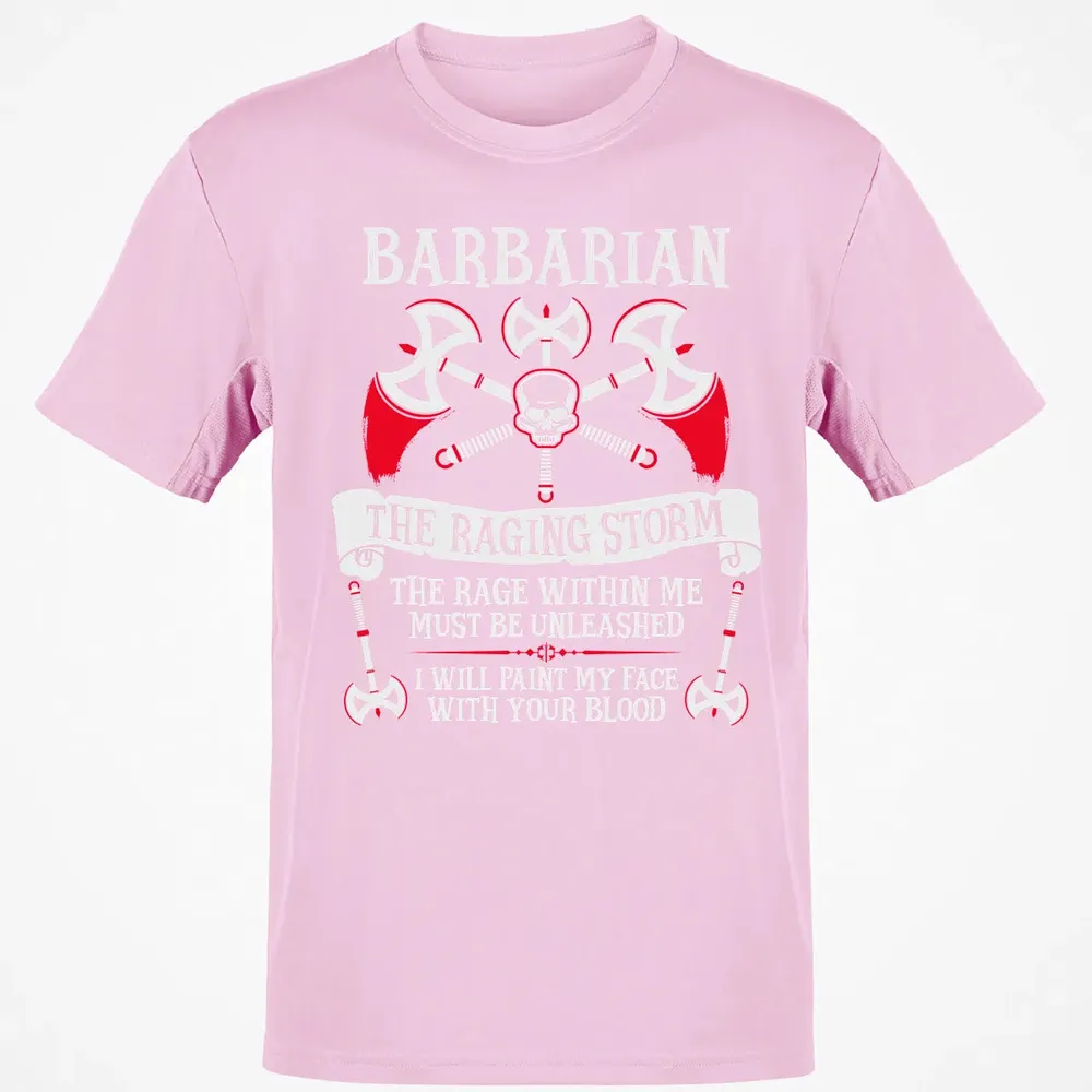 BARBARIAN, THE RAGING STORM  (White) Classic Unisex T-Shirt - 6