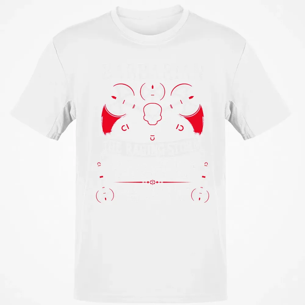BARBARIAN, THE RAGING STORM  (White) Classic Unisex T-Shirt - 13